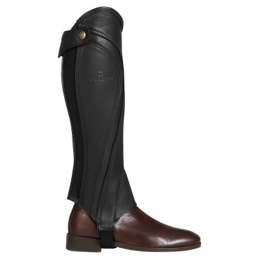 Mini-chaps en cuir perforé unisex pour un confort maximal Salisbury Equestro Mini-chaps en cuir perforé unisex pour un confort maximal Salisbury Equestro