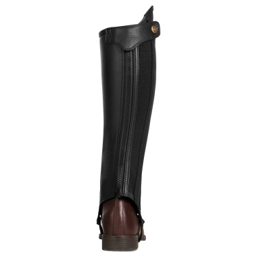 Mini-chaps en cuir perforé unisex pour un confort maximal Salisbury Equestro Mini-chaps en cuir perforé unisex pour un confort maximal Salisbury Equestro
