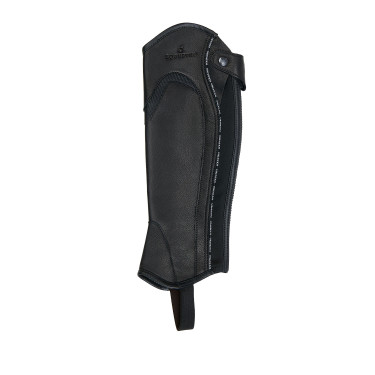Mini-chaps en cuir avec profil contrasté Equestro Mini-chaps en cuir avec profil contrasté Equestro
