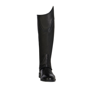 Mini-chaps en cuir avec profil contrasté Equestro Mini-chaps en cuir avec profil contrasté Equestro