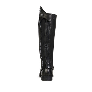 Mini-chaps en cuir avec profil contrasté Equestro Mini-chaps en cuir avec profil contrasté Equestro