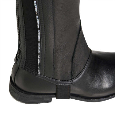 Mini-chaps en cuir avec profil contrasté Equestro Mini-chaps en cuir avec profil contrasté Equestro