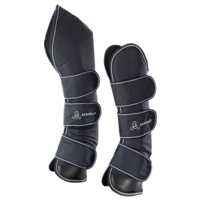 Guêtres de transport en polyester 900D ripstop Acavallo par 4 Bleu