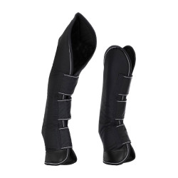 Guêtres de transport en polyester 900D ripstop Acavallo par 4 Noir