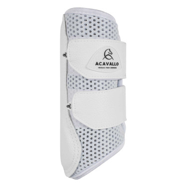 Guêtres avant en néoprène perforé avec double fermeture velcro Acavallo