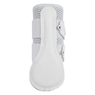 Guêtres avant en néoprène perforé avec double fermeture velcro Acavallo Blanc