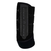 Guêtres avant en néoprène avec inserts en gel Respira Acavallo Noir Guêtres avant en néoprène avec inserts en gel Respira Acavallo Noir