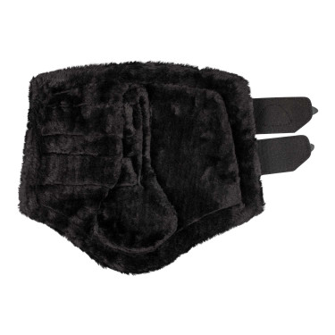 Guêtres avant en cuir écologique avec fourrure synthétique et double velcro Acavallo Guêtres avant en cuir écologique avec fourrure synthétique et double velcro Acavallo