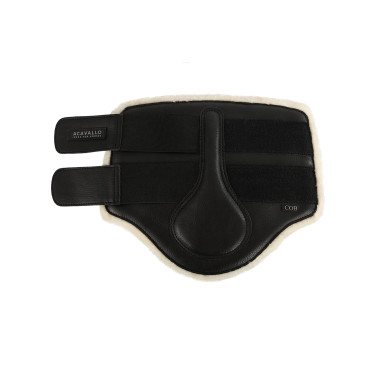 Guêtres avant en cuir écologique avec double fermeture velcro Acavallo Guêtres avant en cuir écologique avec double fermeture velcro Acavallo