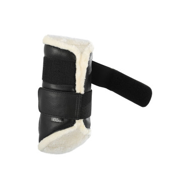 Guêtres avant en cuir écologique avec double fermeture velcro Acavallo Guêtres avant en cuir écologique avec double fermeture velcro Acavallo