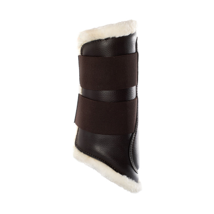 Guêtres avant en cuir écologique avec double fermeture velcro Acavallo Guêtres avant en cuir écologique avec double fermeture velcro Acavallo