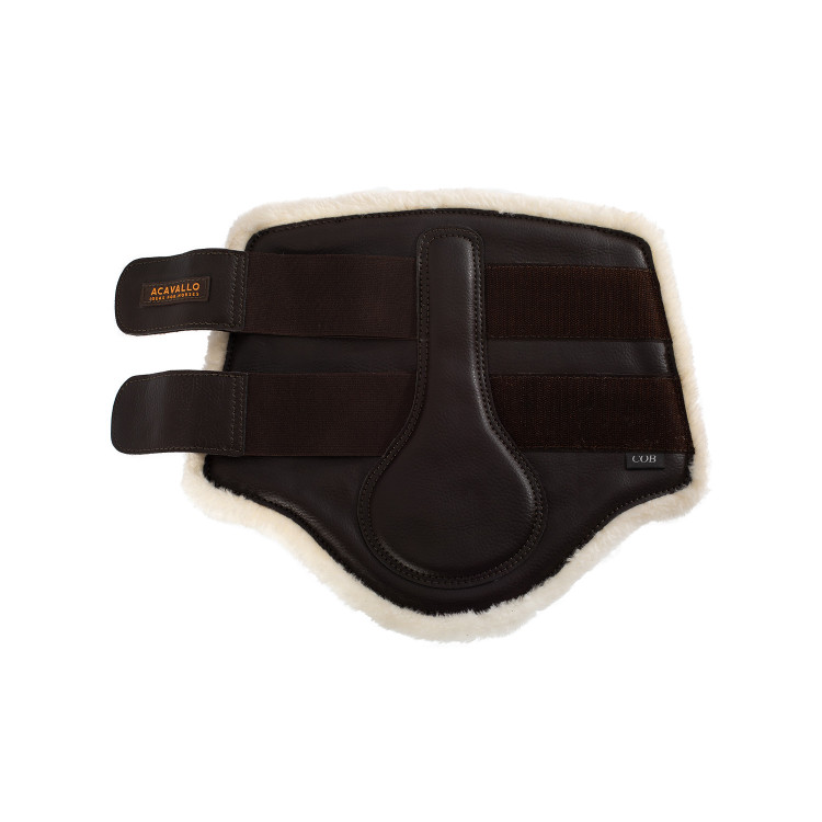Guêtres avant en cuir écologique avec double fermeture velcro Acavallo Guêtres avant en cuir écologique avec double fermeture velcro Acavallo