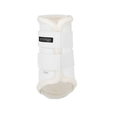 Guêtres avant en cuir écologique avec double fermeture velcro Acavallo Guêtres avant en cuir écologique avec double fermeture velcro Acavallo