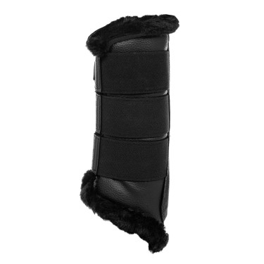 Guêtres arrière en cuir synthétique avec triple velcro Acavallo Guêtres arrière en cuir synthétique avec triple velcro Acavallo