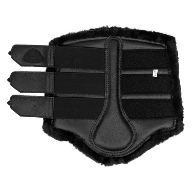 Guêtres arrière en cuir synthétique avec triple velcro Acavallo Guêtres arrière en cuir synthétique avec triple velcro Acavallo