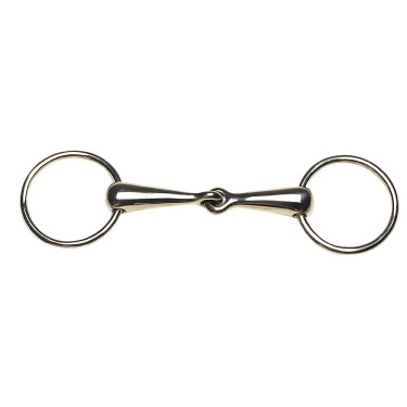 Mors 2 anneaux Feeling maillechort gros canons Mors 2 anneaux Feeling maillechort gros canons