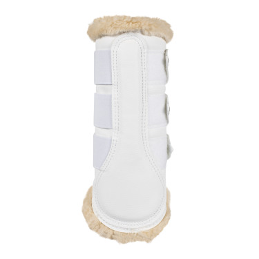 Guêtres arrière en cuir synthétique avec triple velcro Acavallo Guêtres arrière en cuir synthétique avec triple velcro Acavallo