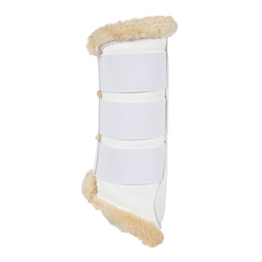 Guêtres arrière en cuir synthétique avec triple velcro Acavallo Guêtres arrière en cuir synthétique avec triple velcro Acavallo