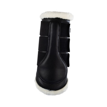 Guêtres arrière en cuir écologique avec triple fermeture velcro Acavallo Guêtres arrière en cuir écologique avec triple fermeture velcro Acavallo