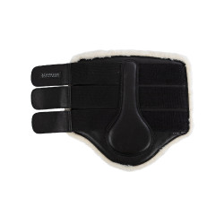 Guêtres arrière en cuir écologique avec triple fermeture velcro Acavallo Noir Guêtres arrière en cuir écologique avec triple fermeture velcro Acavallo Noir