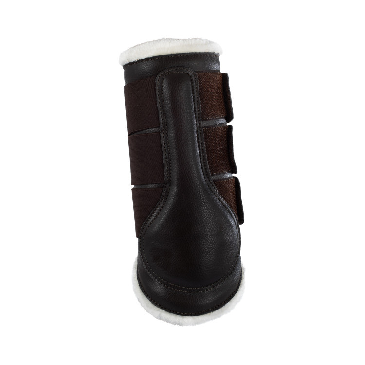 Guêtres arrière en cuir écologique avec triple fermeture velcro Acavallo Guêtres arrière en cuir écologique avec triple fermeture velcro Acavallo