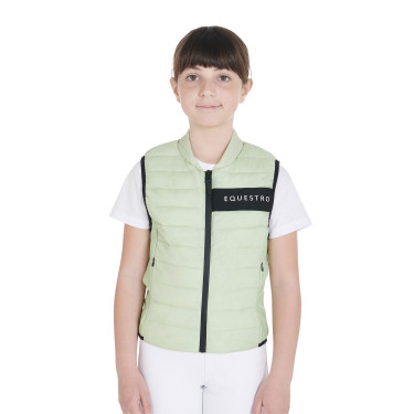 Gilet technique enfant Equestro Vert Gilet technique enfant Equestro Vert