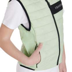 Gilet technique enfant Equestro Vert