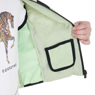 Gilet technique enfant Equestro Vert Gilet technique enfant Equestro Vert