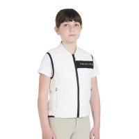 Gilet technique enfant Equestro Blanc