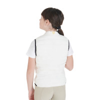 Gilet technique enfant Equestro Blanc