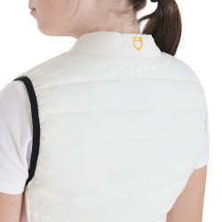 Gilet technique enfant Equestro Blanc