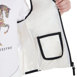 Gilet technique enfant Equestro Blanc
