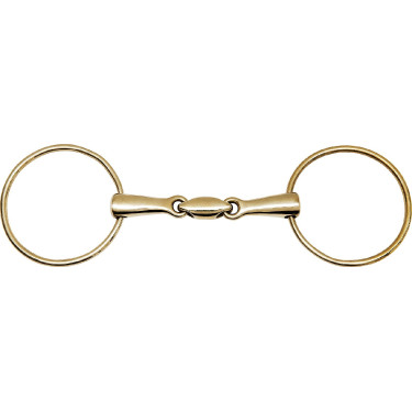 Mors 2 grands anneaux Feeling Anatomic maillechort Mors 2 grands anneaux Feeling Anatomic maillechort