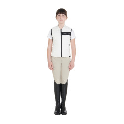 Gilet technique enfant Equestro Blanc
