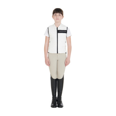 Gilet technique enfant Equestro Blanc