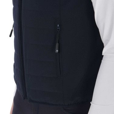 Gilet homme en tissu technique respirant Flam Equestro Gilet homme en tissu technique respirant Flam Equestro