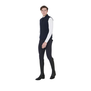Gilet homme en tissu technique respirant Flam Equestro Gilet homme en tissu technique respirant Flam Equestro