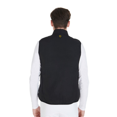 Gilet homme en tissu technique coupe-vent Equestro Gilet homme en tissu technique coupe-vent Equestro