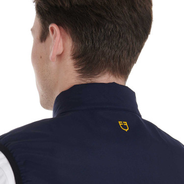 Gilet homme en tissu technique coupe-vent Equestro Gilet homme en tissu technique coupe-vent Equestro