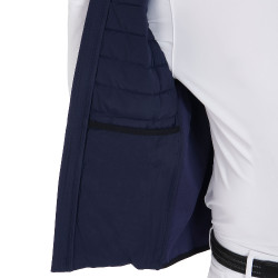 Gilet homme en tissu technique coupe-vent Equestro Marine Bleu marine Gilet homme en tissu technique coupe-vent Equestro Marine Bleu marine
