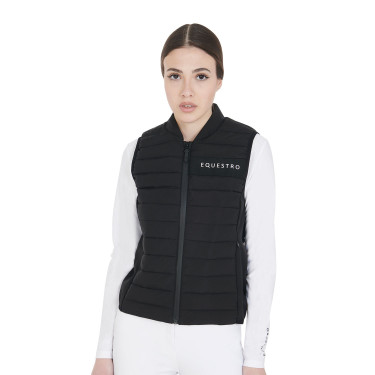 Gilet en tissu technique coupe-vent femme Equestro Gilet en tissu technique coupe-vent femme Equestro