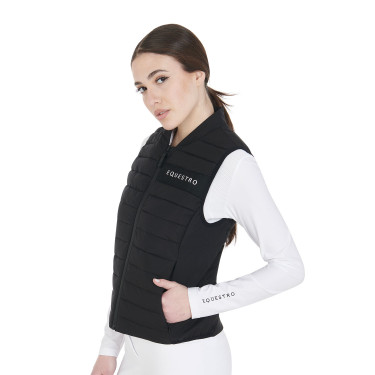Gilet en tissu technique coupe-vent femme Equestro Gilet en tissu technique coupe-vent femme Equestro