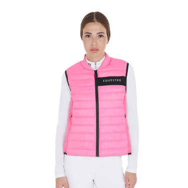 Gilet en tissu technique coupe-vent femme Equestro Gilet en tissu technique coupe-vent femme Equestro