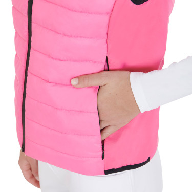 Gilet en tissu technique coupe-vent femme Equestro Gilet en tissu technique coupe-vent femme Equestro