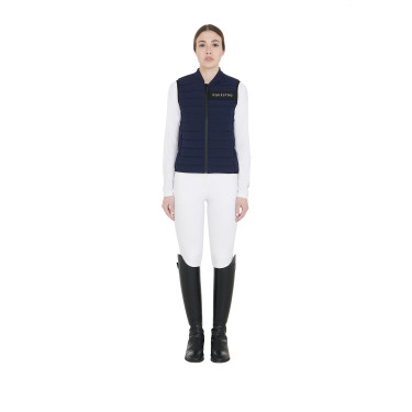 Gilet en tissu technique coupe-vent femme Equestro Marine Bleu marine Gilet en tissu technique coupe-vent femme Equestro Marine Bleu marine