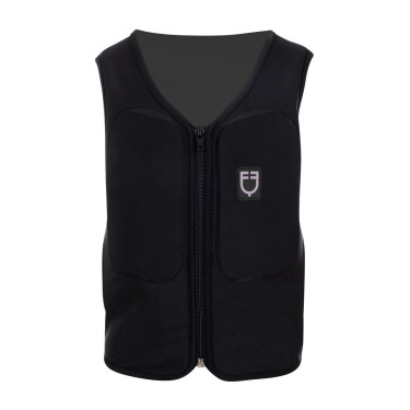 Gilet de protection niveau 2 enfant Equestro Lilas Bleu