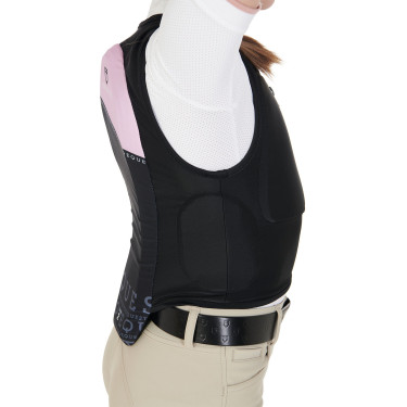 Gilet de protection niveau 2 enfant Equestro Lilas Bleu