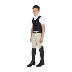 Gilet de protection niveau 2 enfant Equestro Jaune