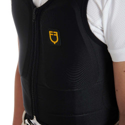 Gilet de protection niveau 2 enfant Equestro Jaune