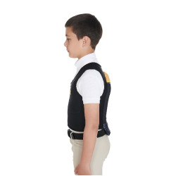 Gilet de protection niveau 2 enfant Equestro Jaune